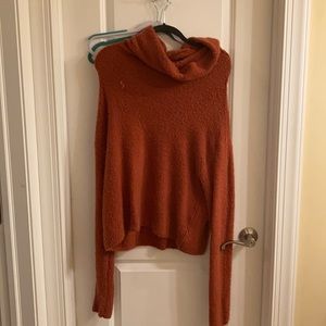 Burnt orange sweater
